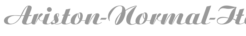 Ariston-Normal-Italic